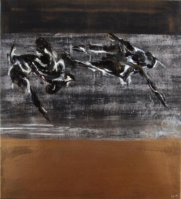 Caccia Morta - 2024 | 62x56cm | acrylic, oil, spray paint on canvas